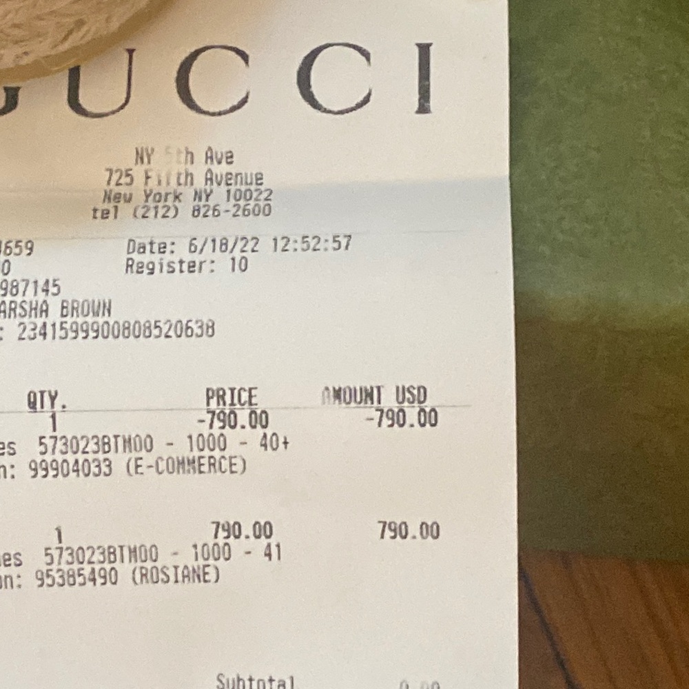 Gucci wedges
